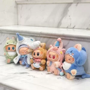 Labubu Doll Clothes (Outfits) – 17CM Blind Box Pendant Keychain Doll Cute One-Piece Suits (44 SKUs) | nekolulu