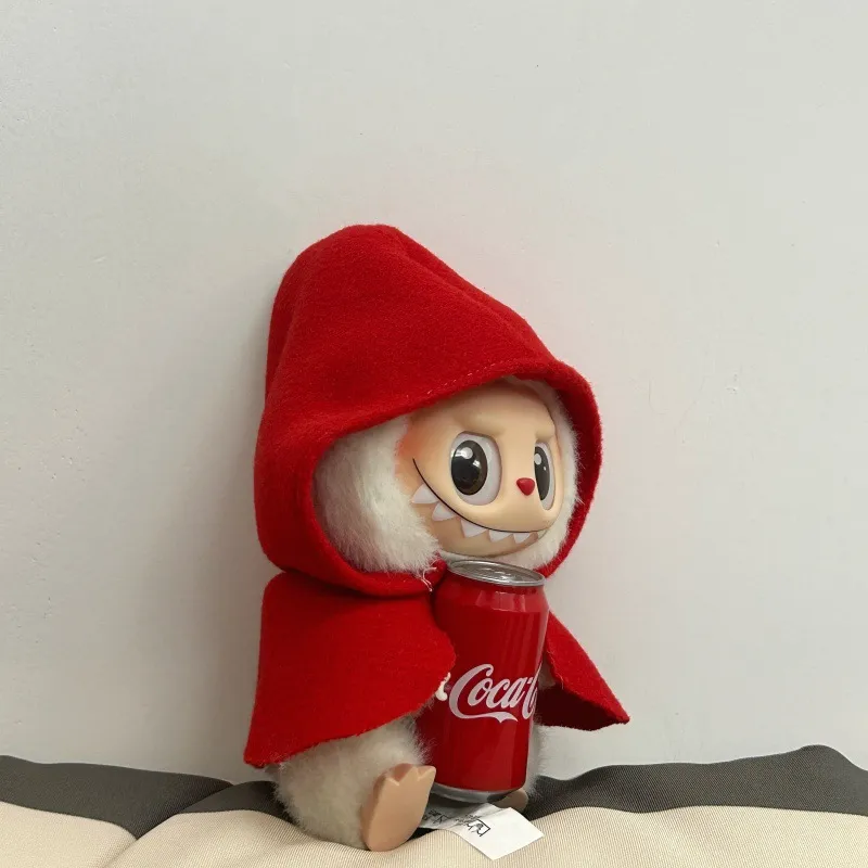 Labubu Doll Clothes (Christmas) – 17CM Red Hooded Cloak for Blind Box Dolls (1 SKU) | nekolulu 3 Labubu Doll Clothes (Christmas) – 17CM Red Hooded Cloak for Blind Box Dolls (1 SKU) | nekolulu - Image 3