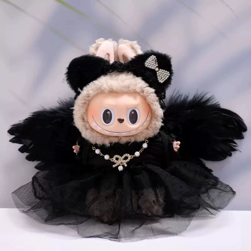 Labubu Doll Clothes – 1st-4th Gen Angel & Devil Wing Lace Suit & Wings (4 SKUs) | nekolulu 1 Labubu Doll Clothes – 1st-4th Gen Angel & Devil Wing Lace Suit & Wings (4 SKUs) | nekolulu