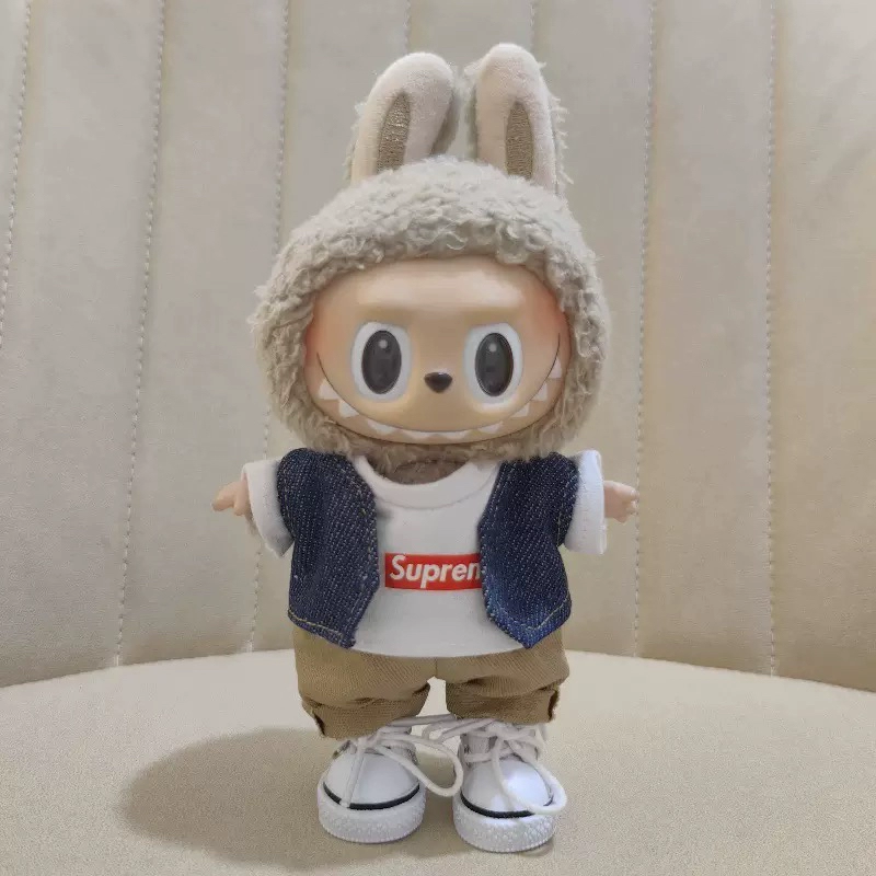 Labubu Doll Clothes – Streetwear Denim Suit & Separates (13 SKUs) | nekolulu 3 Labubu Doll Clothes – Streetwear Denim Suit & Separates (13 SKUs) | nekolulu - Image 3