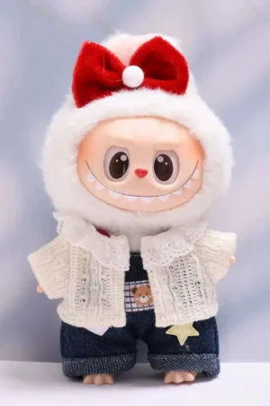 Labubu Doll Clothes – 1st-4th Gen Knit Sweater, Skirt, & Overalls Set (7 SKUs) | nekolulu