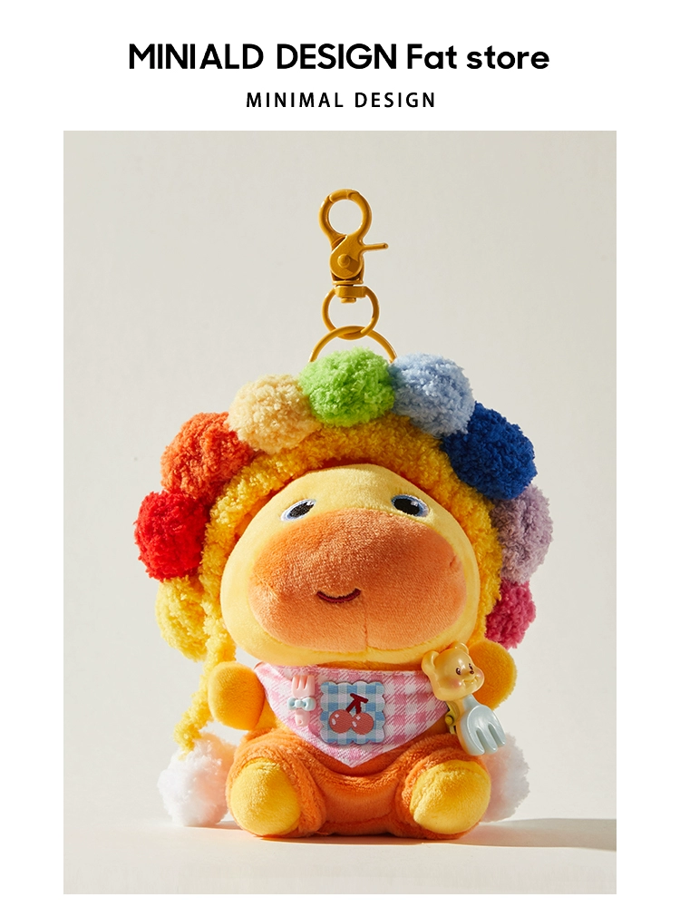 Genuine Capybara Lulu plush cute orange bag pendant bag pendant bestie gift pinch rearview mirror car hanging 1 Genuine Capybara Lulu plush cute orange bag pendant bag pendant bestie gift pinch rearview mirror car hanging