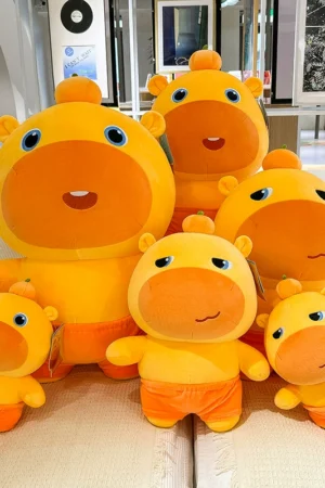 Genuine Duo Ai Capybara Lulu Doll Large Doll Orange Plush Toy Children's Rag Doll Birthday Gift for Women